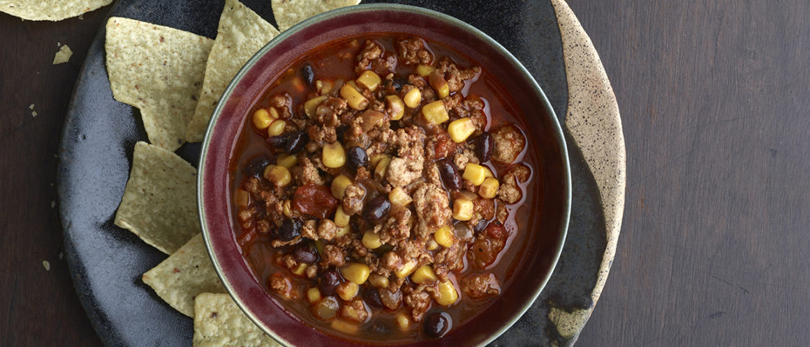 Campbell’s Black Bean, Corn & Turkey Chili Campbell’s Black Bean, Corn & Turkey Chili