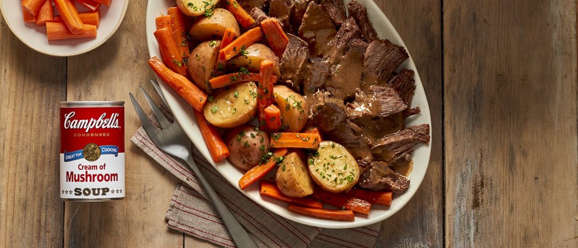 CAMPBELL’S EASY SLOW COOKER SAVORY POT ROAST