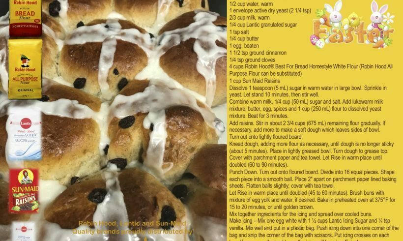 Get ready for Easter with Robin Hood Hot Cross Buns