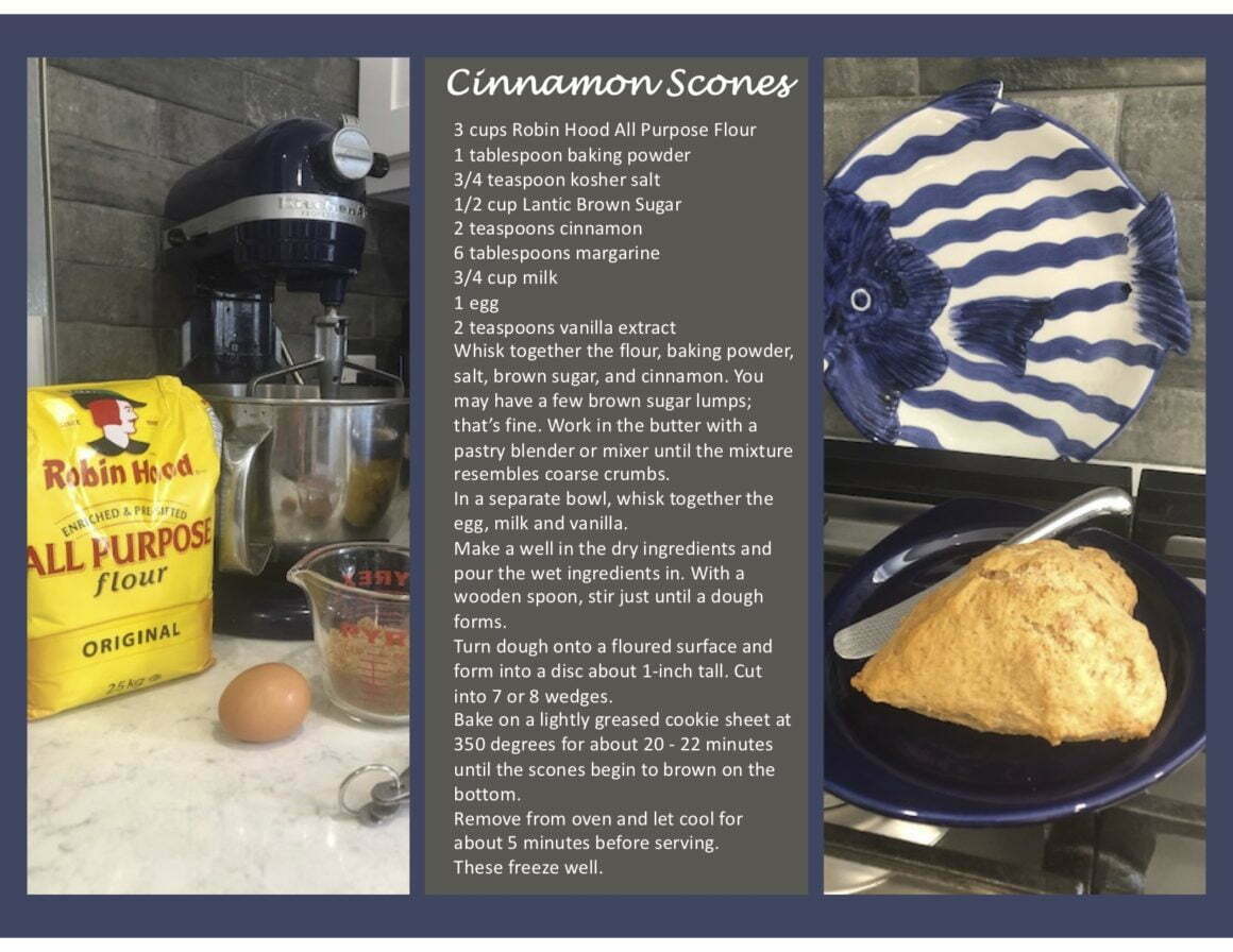 CINNAMON SCONES CINNAMON SCONES