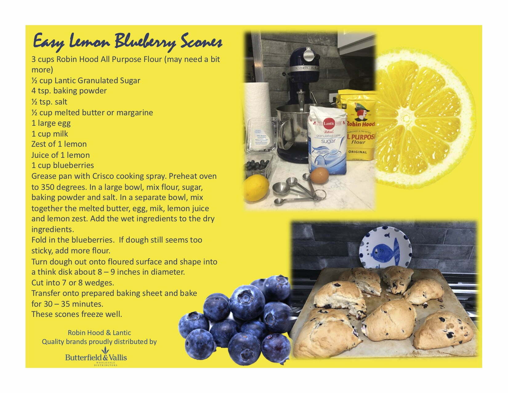 Easy Lemon Blueberry Scones copy