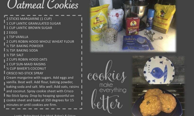 OATMEAL COOKIES OATMEAL COOKIES