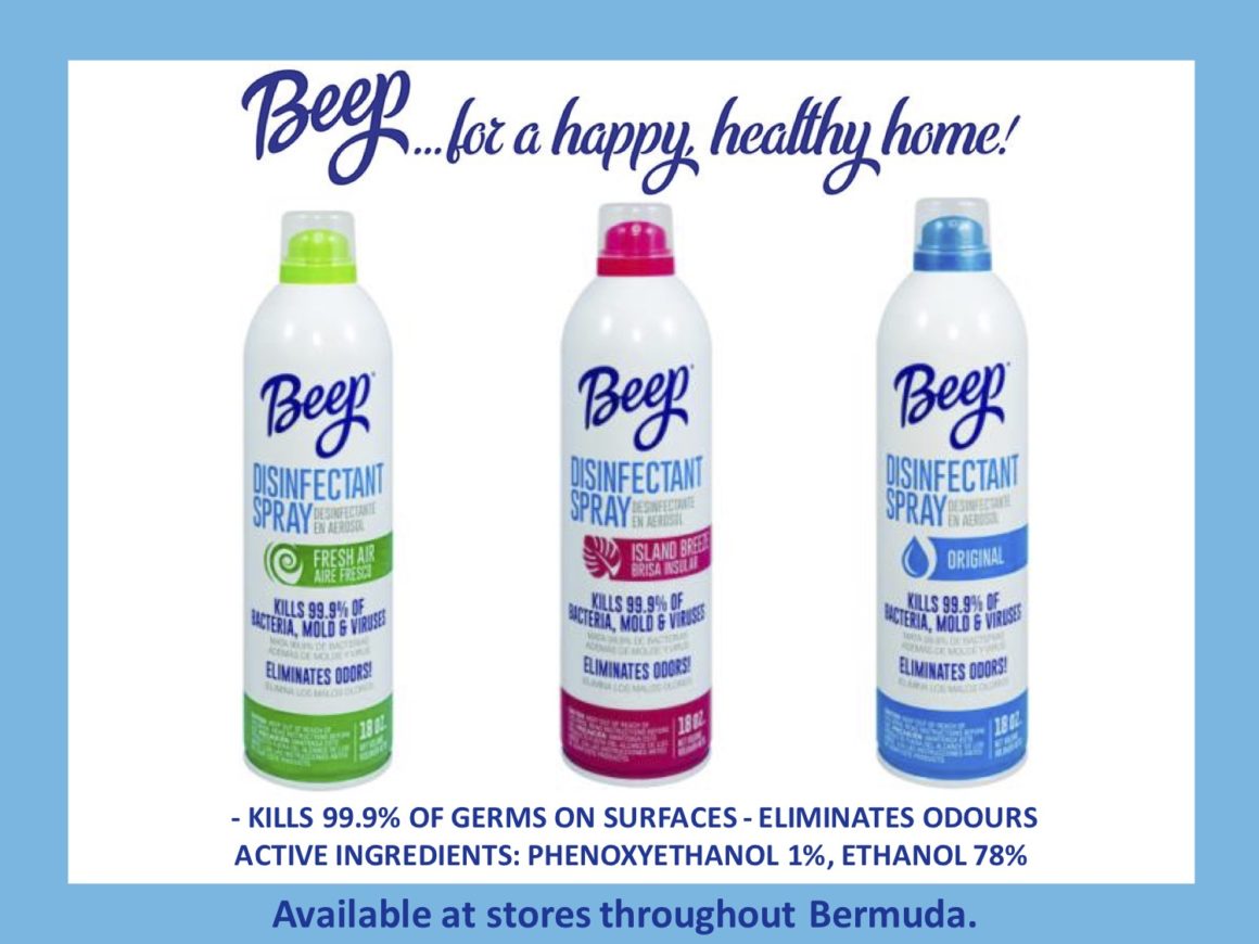 BEEP DISINFECTANT SPRAY…BACK IN STOCK!
