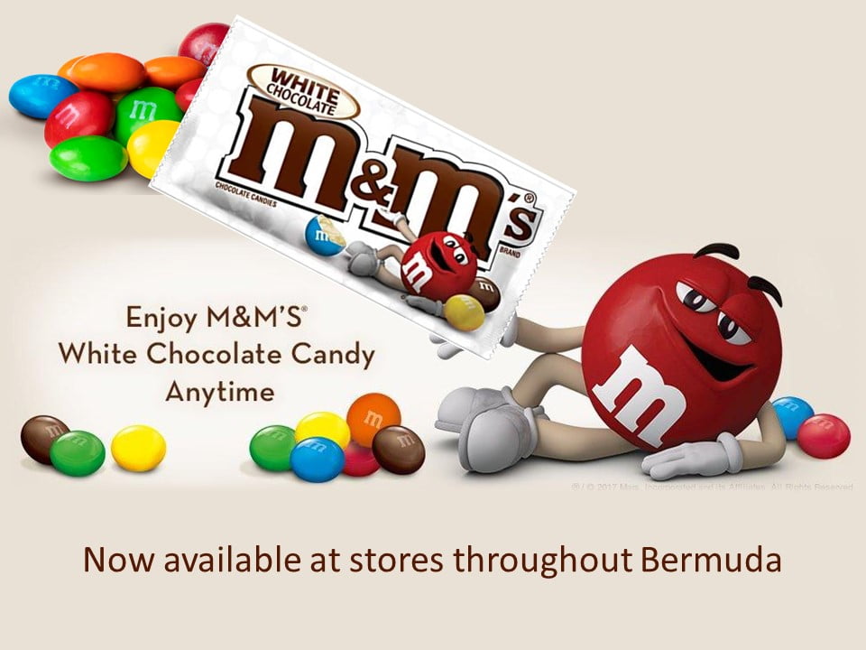 M&M’s White Chocolate Candy                                         NOW AVAILABLE AT A STORE NEAR YOU