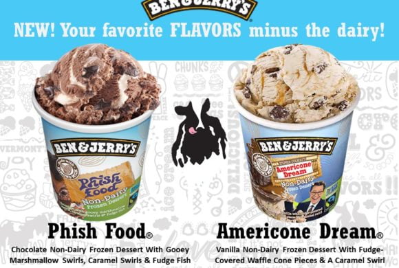 Ben & Jerry’s top flavors…now available in NON-DAIRY!