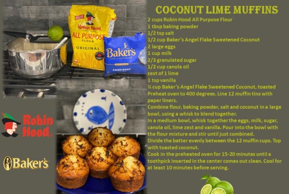 COCONUT LIME MUFFINS