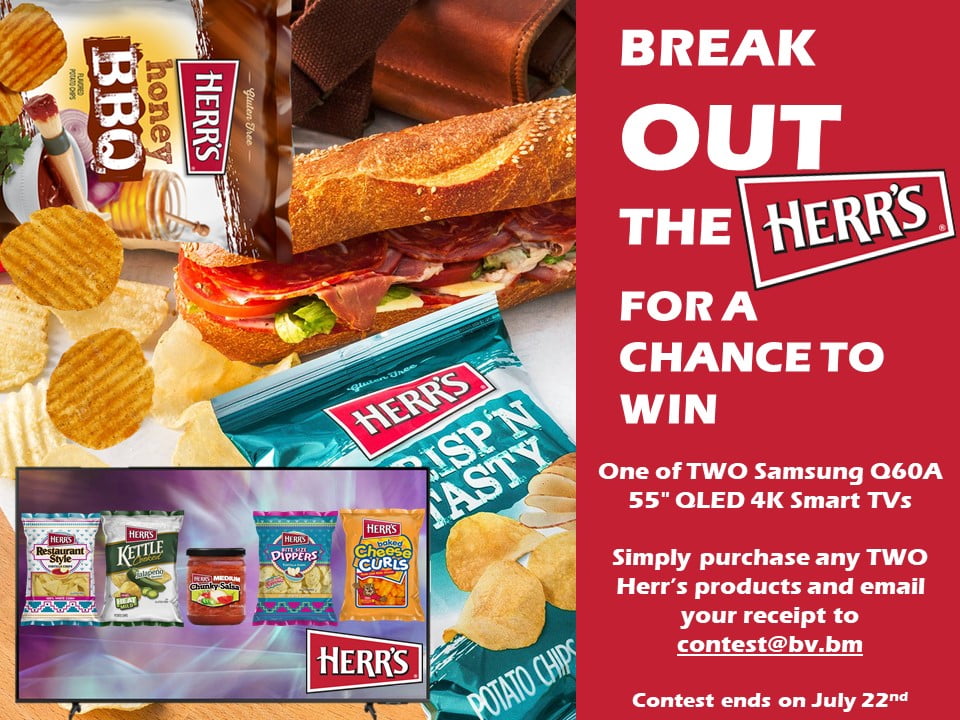 Break out the Herr’s for a chance to win a TV