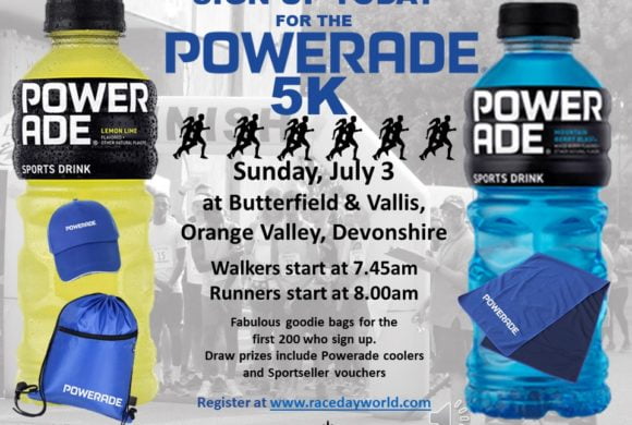 SIGN UP TODAY FOR THE POWERADE 5K