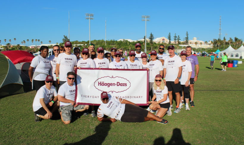 TEAM HAAGEN-DAZS RECOGNISED AT RELAY FOR LIFE RECEPTION