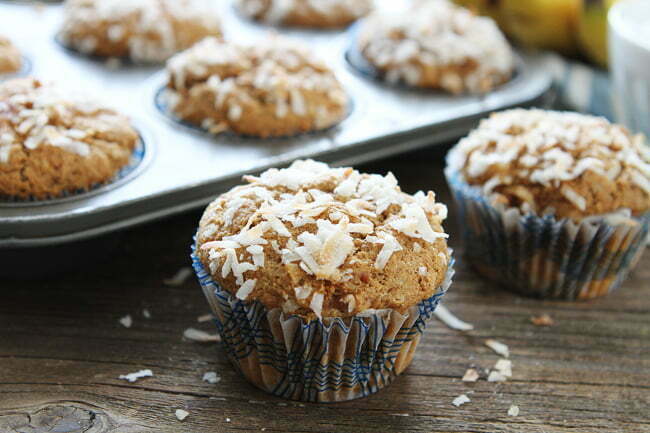 Crisco Banana Coconut Muffins