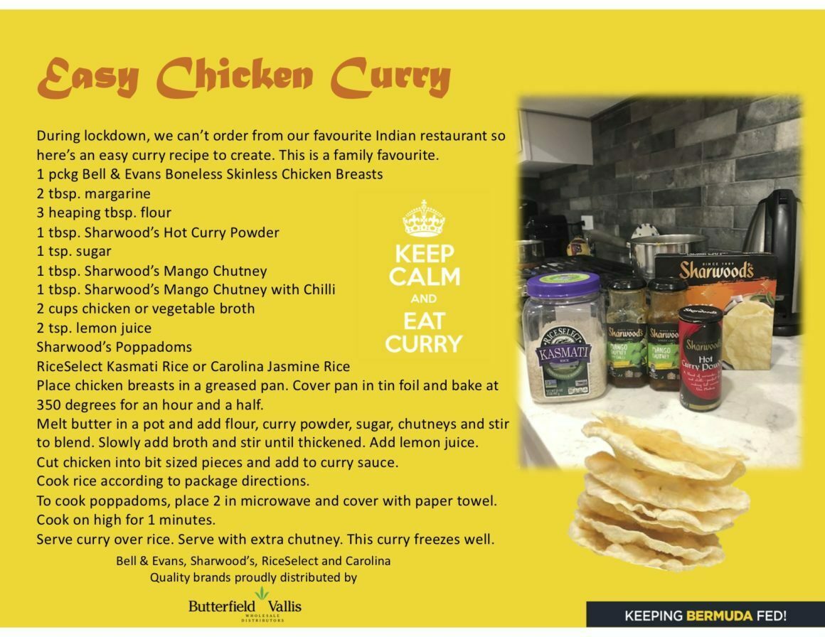 EASY CHICKEN CURRY