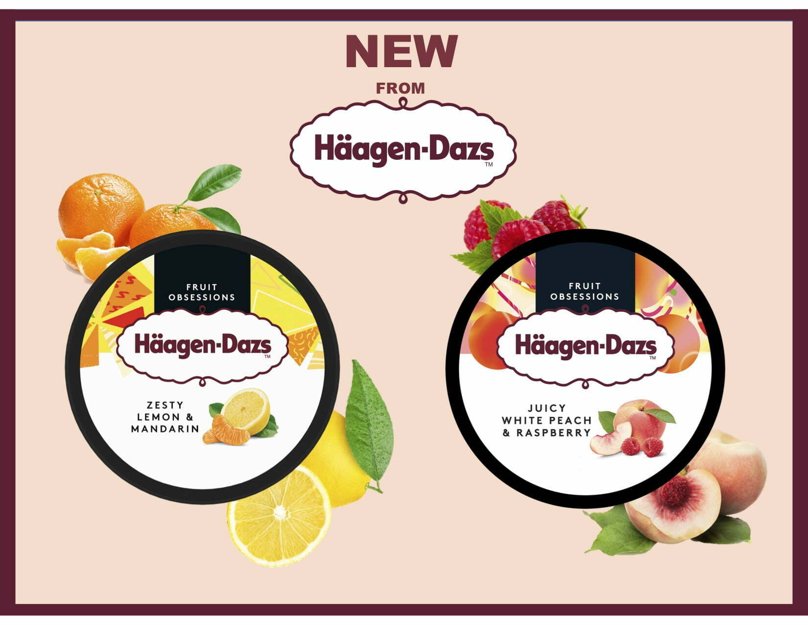 Haagen-Dazs new Zesty Lemon and Juicy White Peach copy