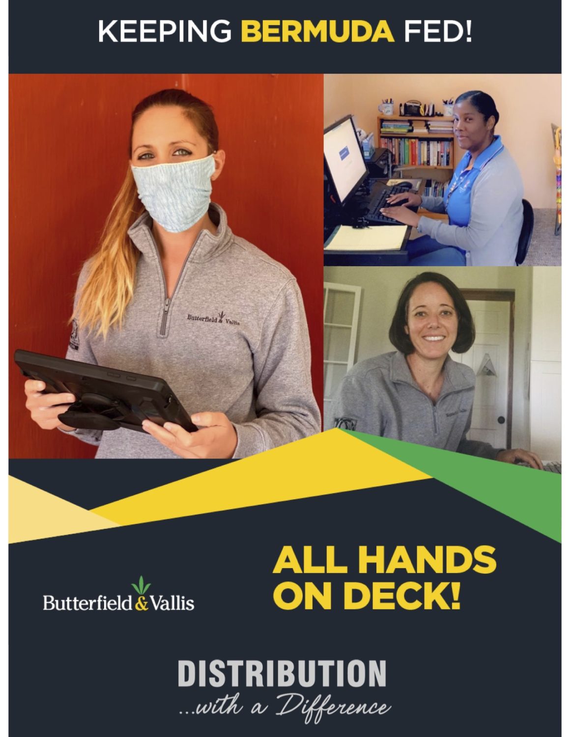WE SALUTE OUR STAFF WHO ARE #KeepingBermudaFed WE SALUTE OUR STAFF WHO ARE #KeepingBermudaFed