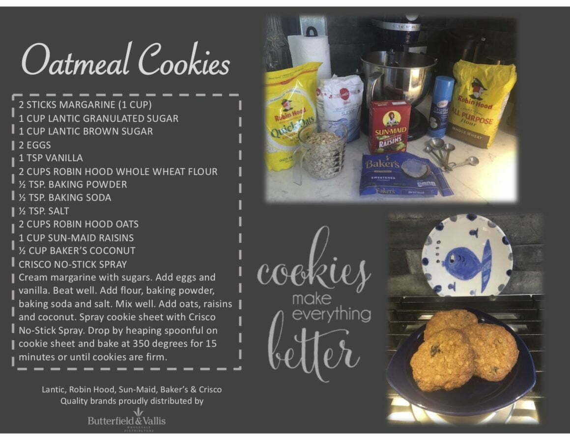 OATMEAL COOKIES OATMEAL COOKIES