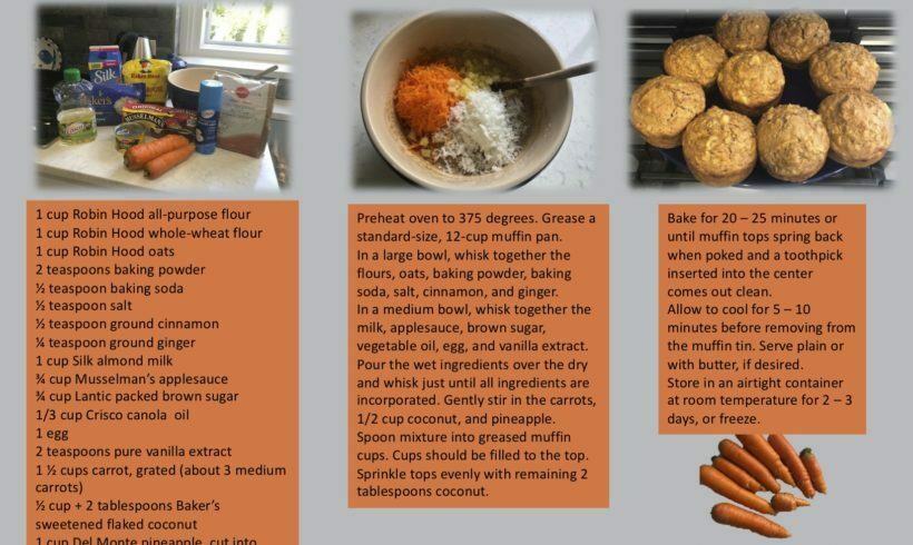 SUNSHINE CARROT MUFFINS SUNSHINE CARROT MUFFINS