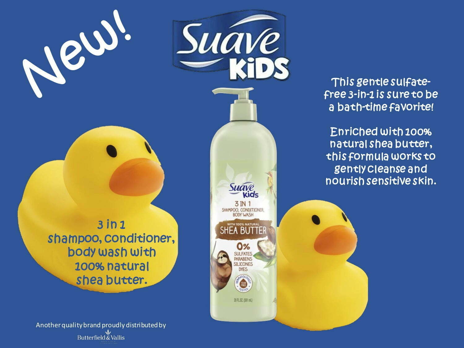 New Suave Kids 3 in 1 Shea Butter for Social Media copy