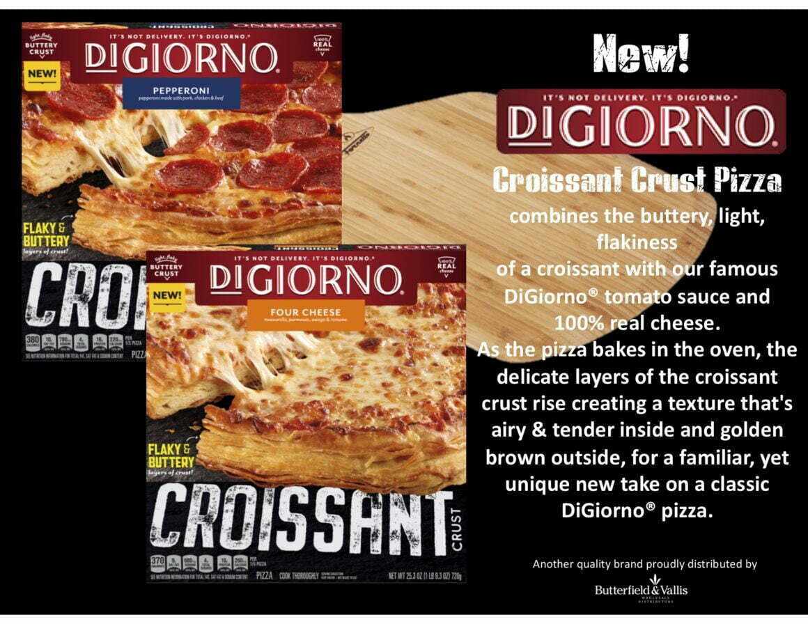 New DiGiorno Croissant Crust Pizza