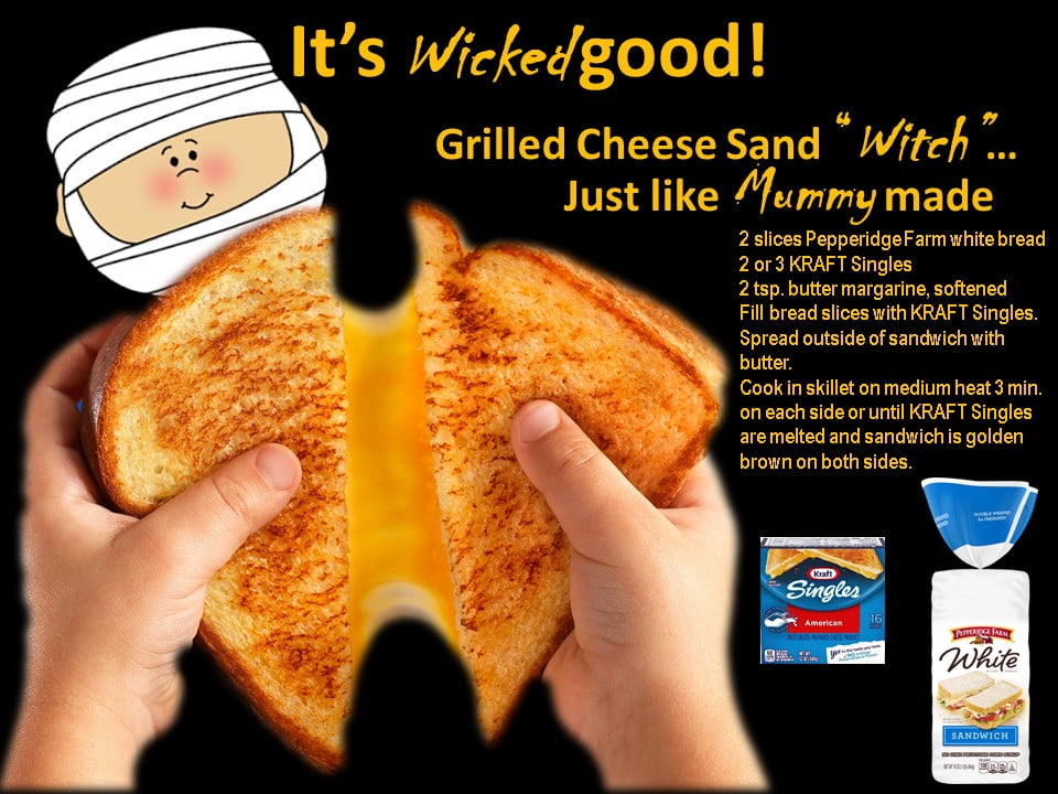 KRAFT Grilled Cheese Sandwich…It’s WICKED good!