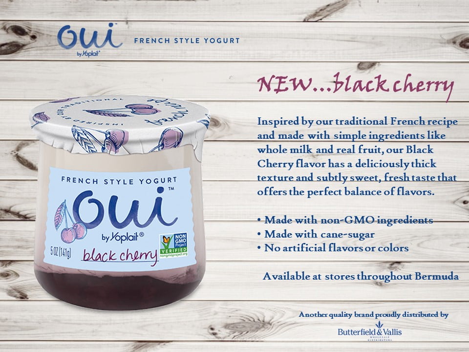 New from Oui…black cherry