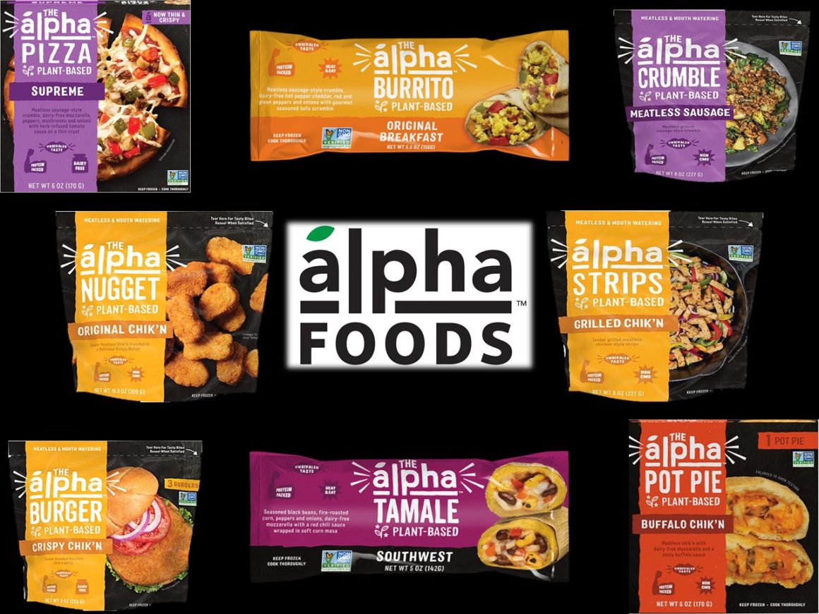 New…Alpha Foods…ALL THE TASTE. MINUS THE MEAT. New…Alpha Foods…ALL THE TASTE. MINUS THE MEAT.