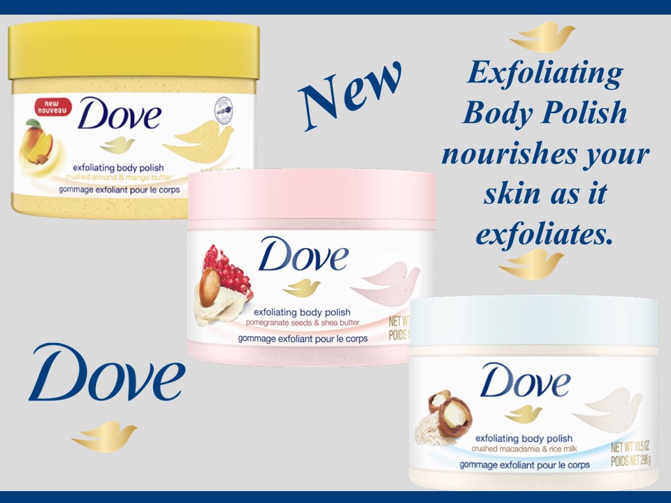 Dove Body Polish post for social media