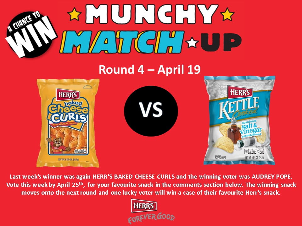 Herrs Munch Match Up Round 4 April 19 2021