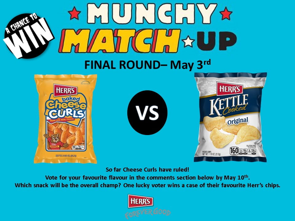 Herrs Munch Match Up final round May 3