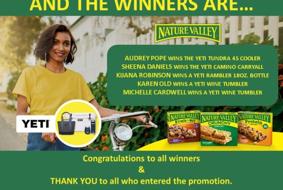 And the winners of the Nature Valley promotion are…