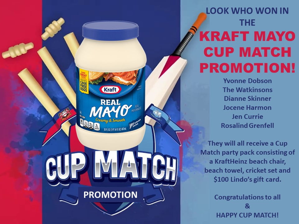 Kraft Mayo promotion winners