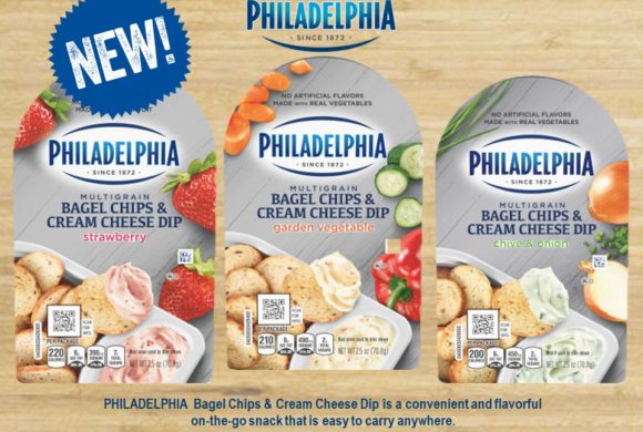 New – PHILADELPHIA Bagel Chips & Cream Cheese Dip
