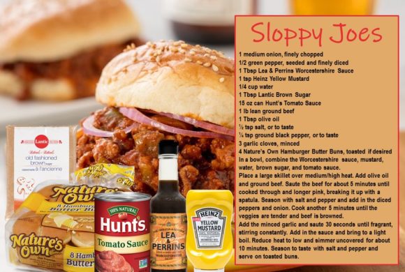 TIME FOR SLOPPY JOES!