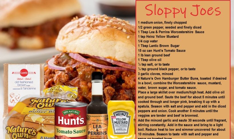 TIME FOR SLOPPY JOES!