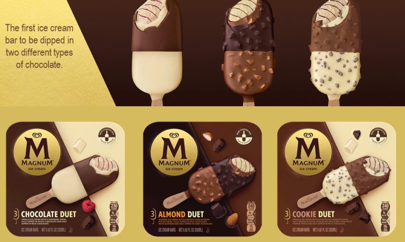 Magnum Duets – Ask for them at your favourite supermarket.