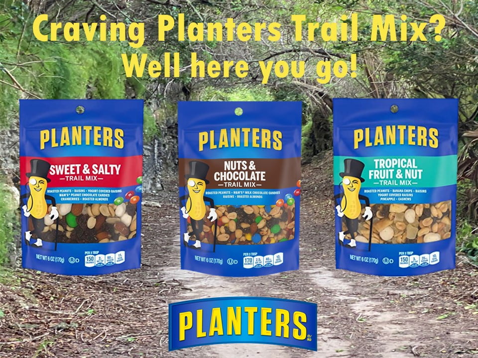 Planters Trail Mix…Available at stores throughout Bermuda