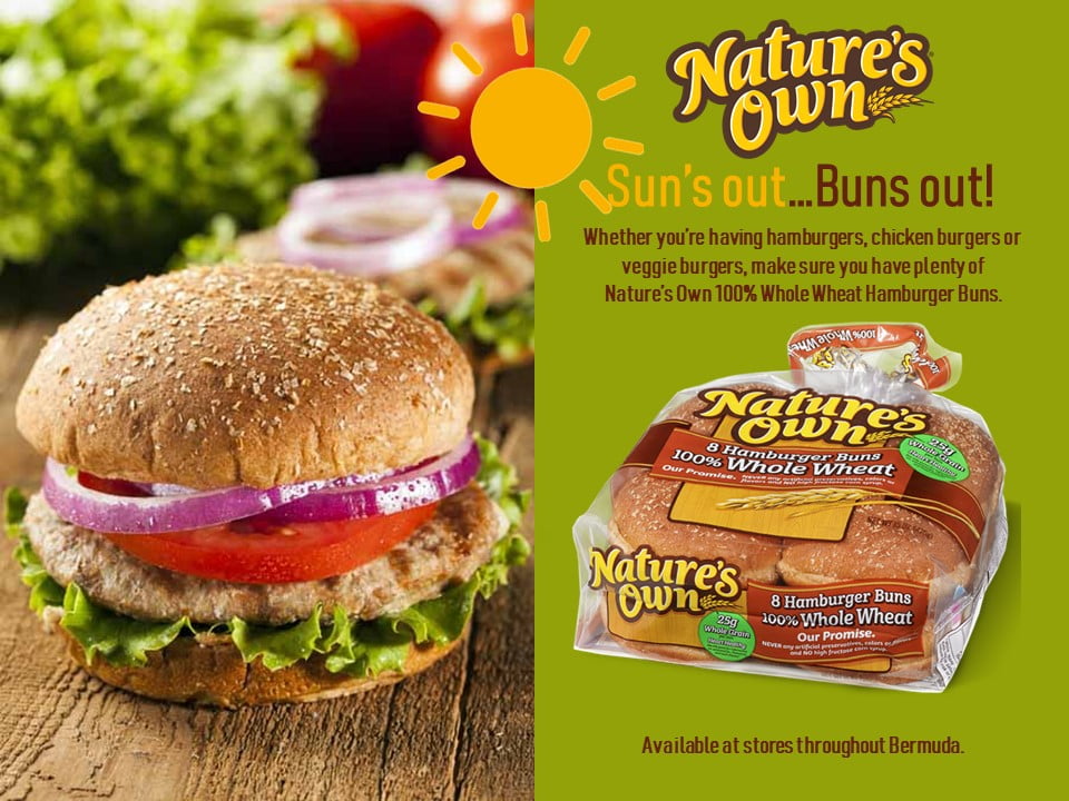 Natures Own Whole Wheat Hamburger Buns