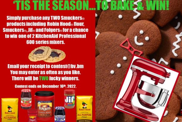 Let the Christmas baking begin! You could win a KitchenAid mixer