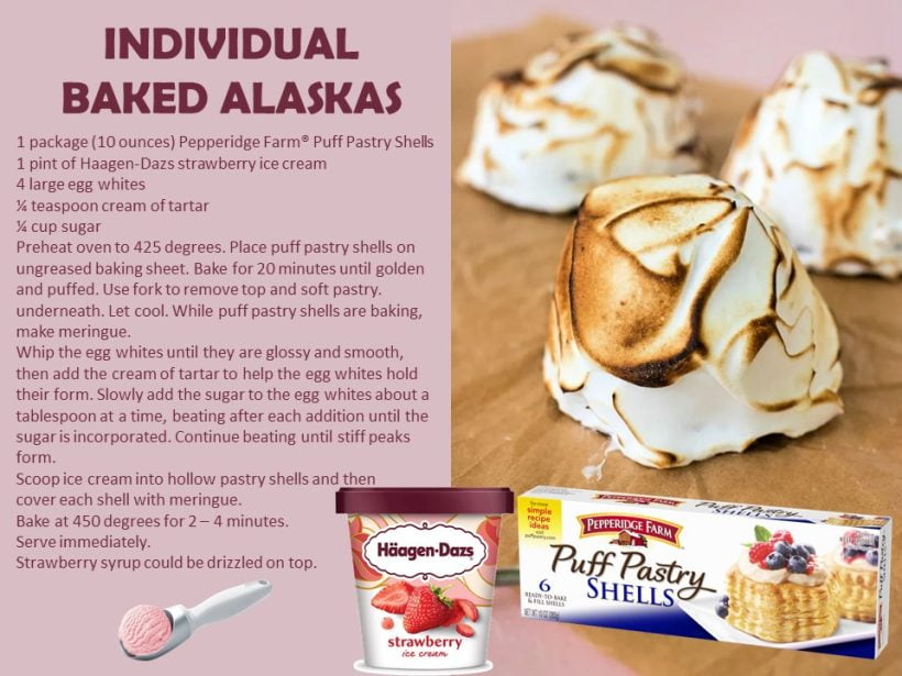 Individual Baked Alaskas Butterfield & Vallis