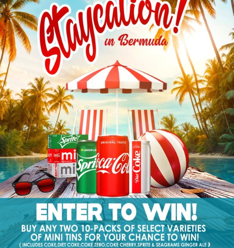 Staycation In Bermuda! Coca Cola Promo